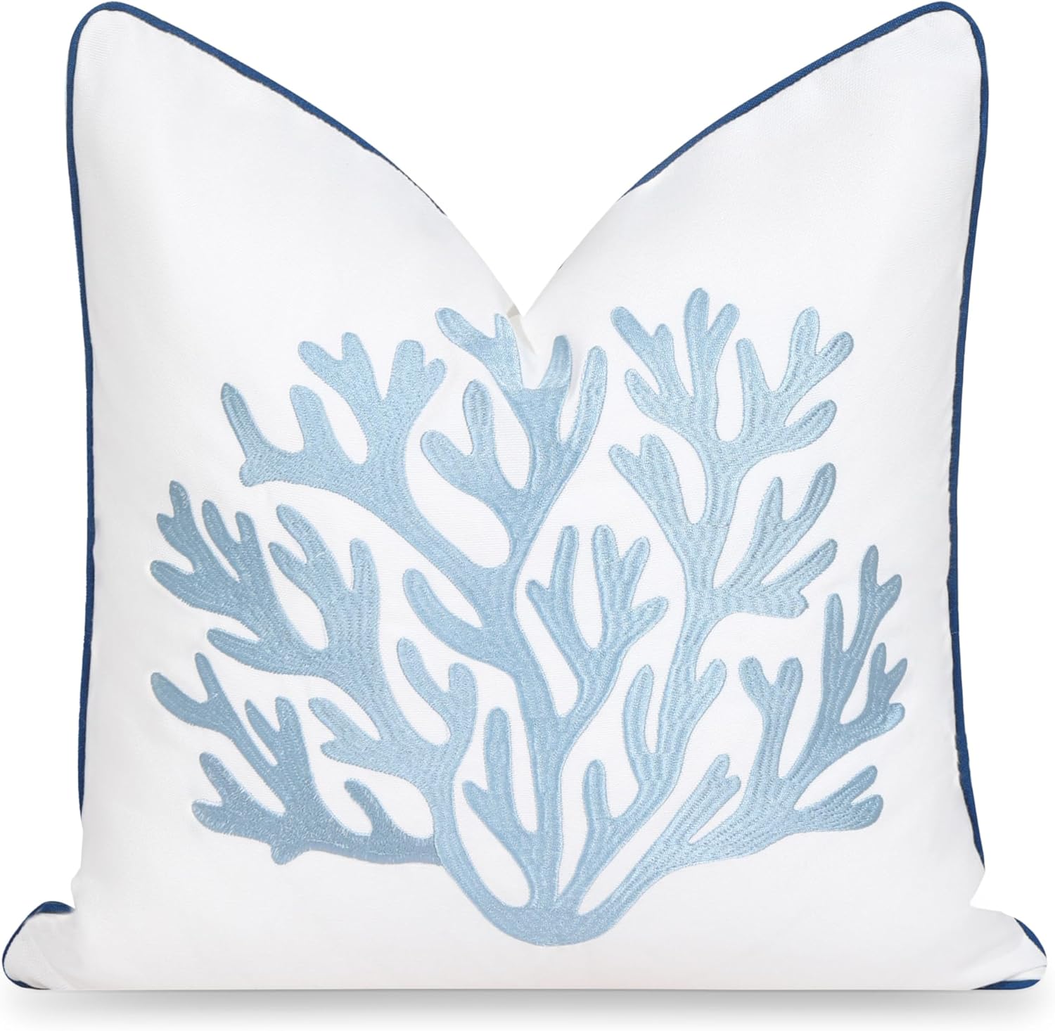 Hofdeco Premium Coastal Throw Pillow Cover for Indoor Outdoor Use