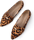 MUSSHOE Flats Shoes Women Pointed Toe Loafers - Cushioned Comfort