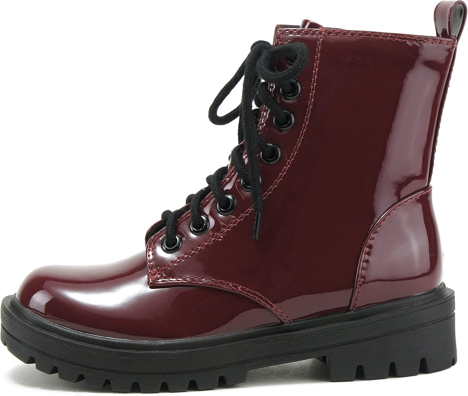 Soda FIRM Combat Ankle Bootie with Lug Sole and Zipper