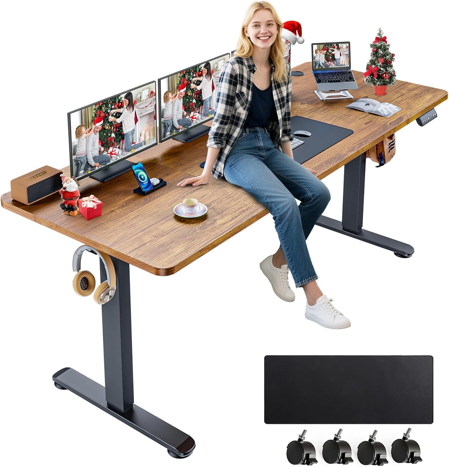 farexon Electric Standing Desk Adjustable Height for Home Office