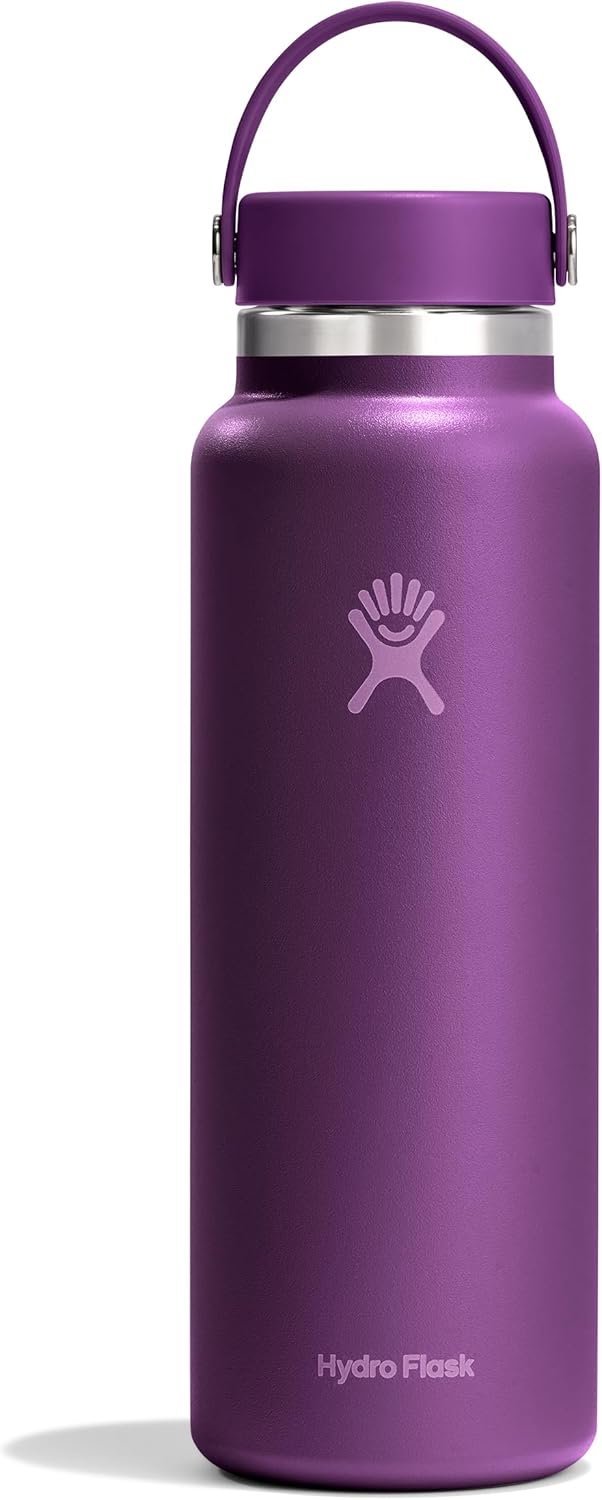 Hydro Flask Insulated Water Bottle 40 Oz Beachplum Purple Review