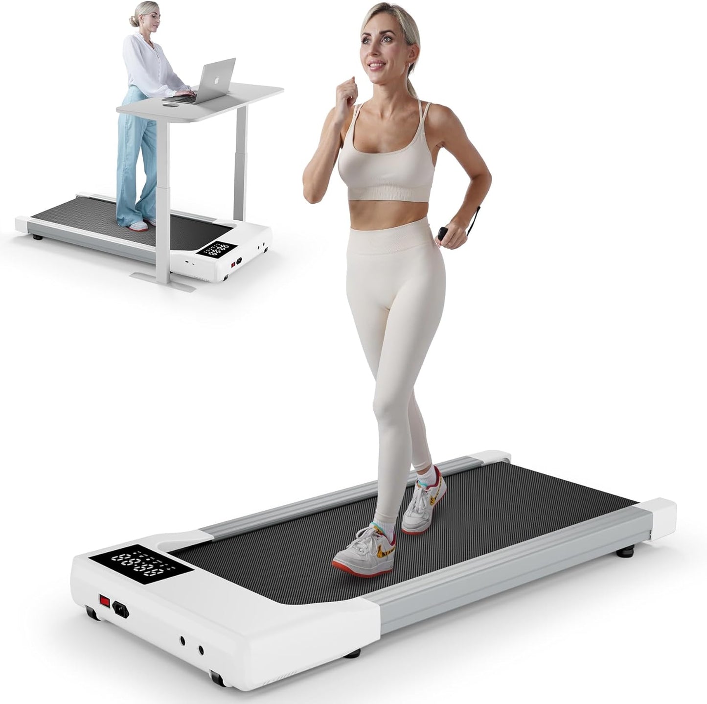 Walking Pad Treadmills for Home Office - Compact Exercise Machine