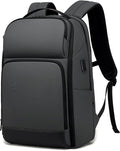 FENRUIEN 17 Inch Travel Backpack Gray - Expandable Work Laptop Bag
