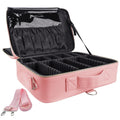 Travel Makeup Case 16.2 in Large Capacity Cosmetic Bag - Travel