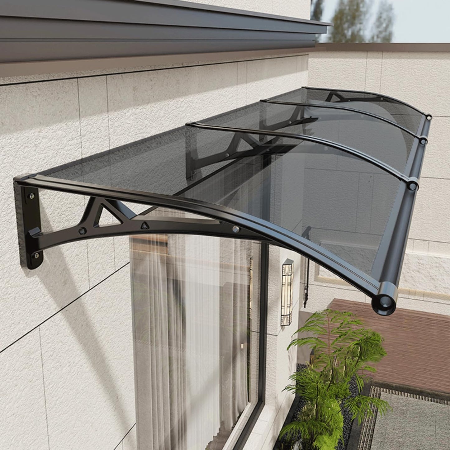 Durable Awning for Door Entrance with UV and Rain Protection