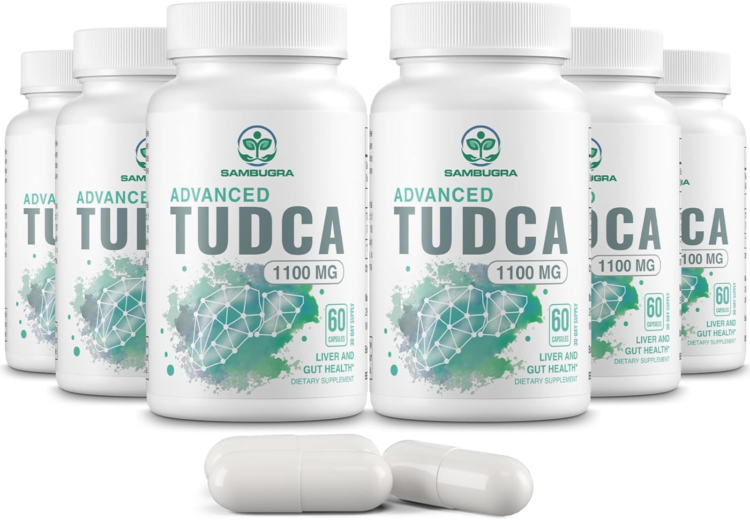 TUDCA Supplements 1100mg for Liver Cleanse and Detox Support