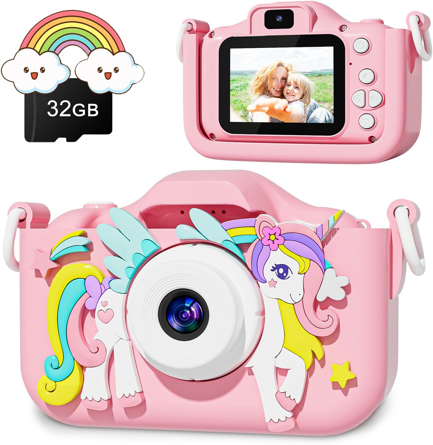 Capture Every Moment: Kids Digital Camera with 32G TF Card