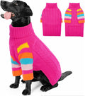 Dog Sweater Warm Thick Turtleneck for Large Dogs - Cozy Winter Fit
