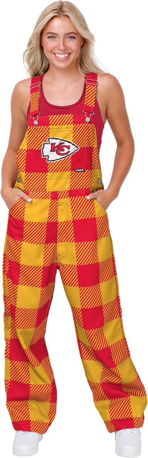 NFL Women's Team Logo Bib Overalls for Game Day Style