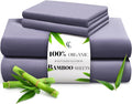 Full Size Bamboo Cooling Sheets Set - Soft Deep Pocket 16in