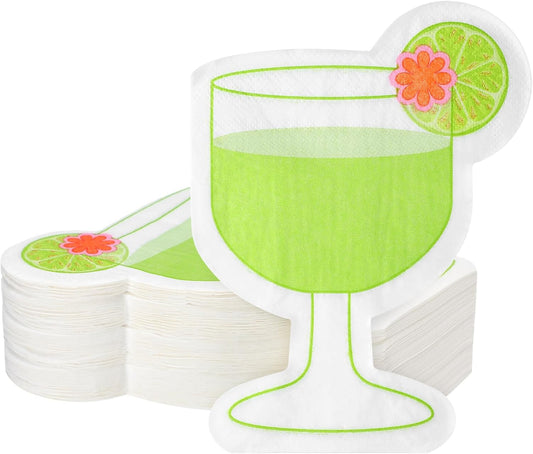 100 Margarita Party Napkins, Fiesta Ready! 9.8 x 13 inch