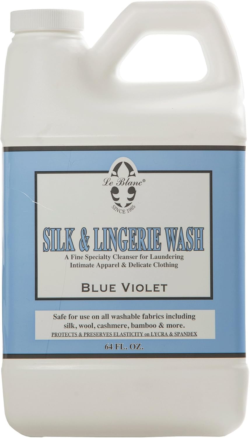 Le Blanc Blue Violet Silk & Lingerie Wash for Delicates 64 oz