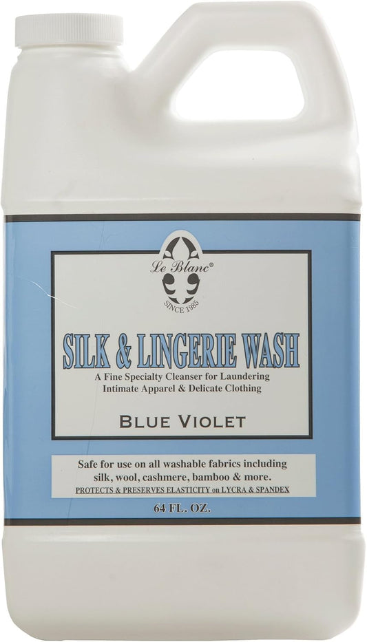 Le Blanc Blue Violet Silk & Lingerie Wash for Delicates 64 oz