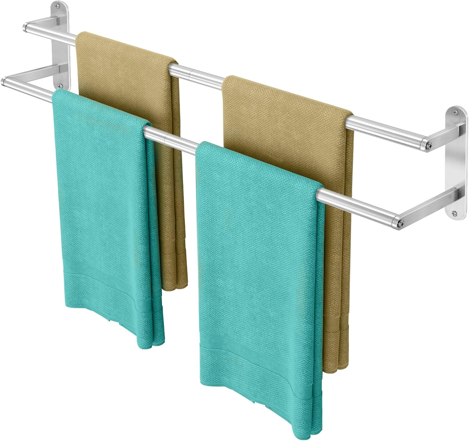 Double Towel Bar 32 Inch for Bathroom - Stylish Towel Rack