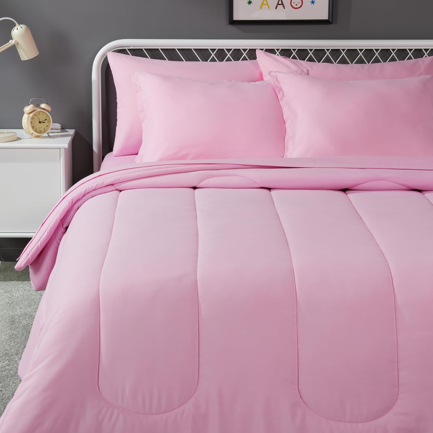 Soft Microfiber Kid's Bed-in-a-Bag Bedding Set for Comfort