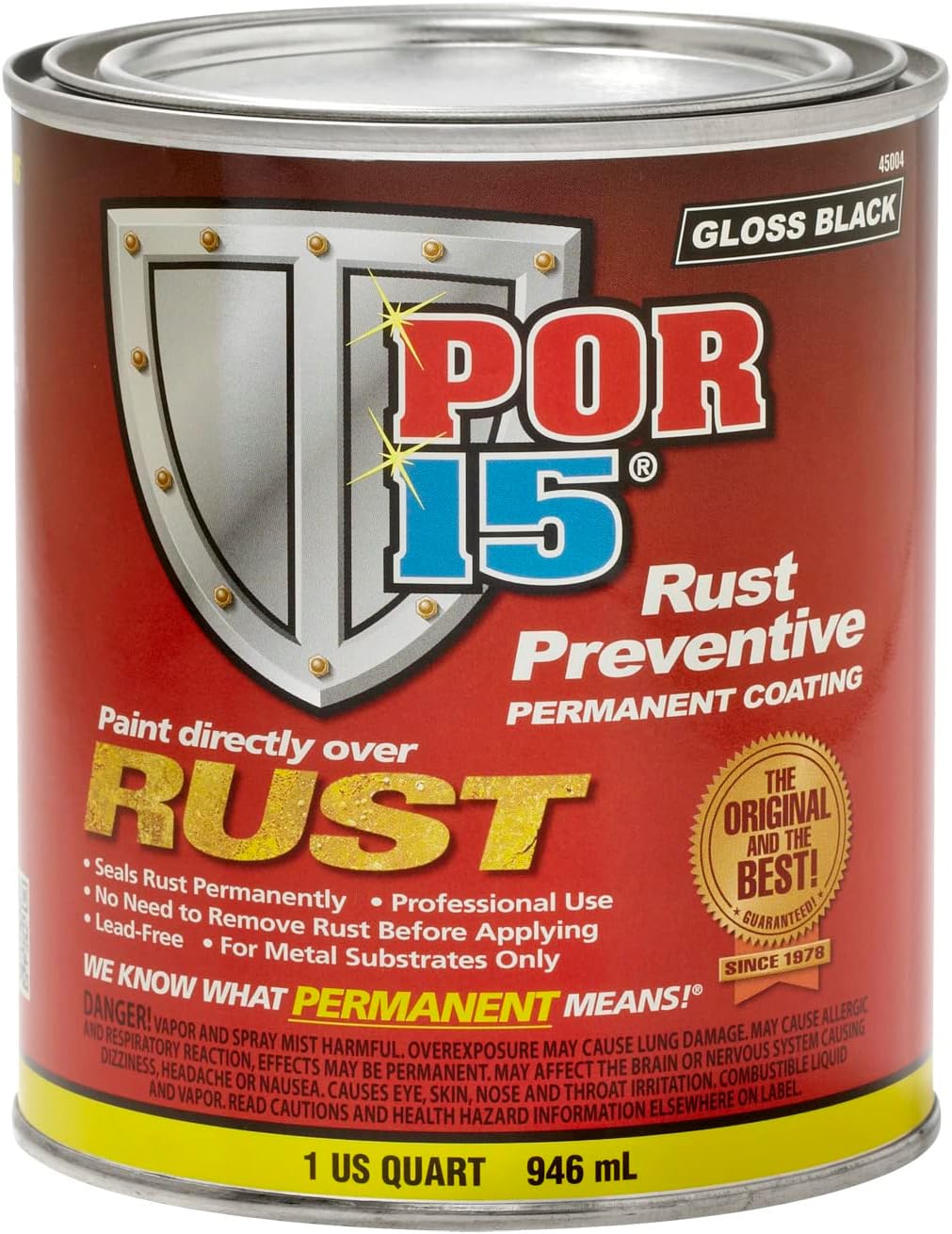 POR-15 Rust Preventive Coating for Permanent Rust Protection