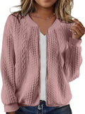 Zip Up Sweatshirts for Women Casual Outfits Cropped Cardigan Jacket