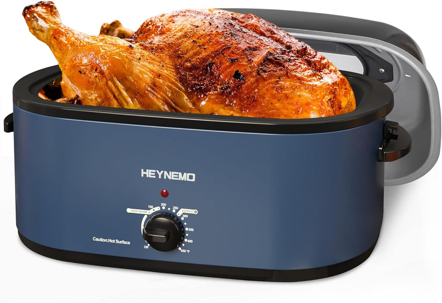 26QT Electric Roaster Oven with Self-Basting Lid for Easy Cooking