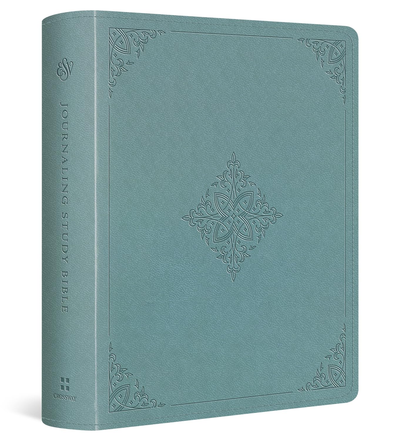 ESV Journaling Study Bible in Paris Sky with Fleur-de-lis Design