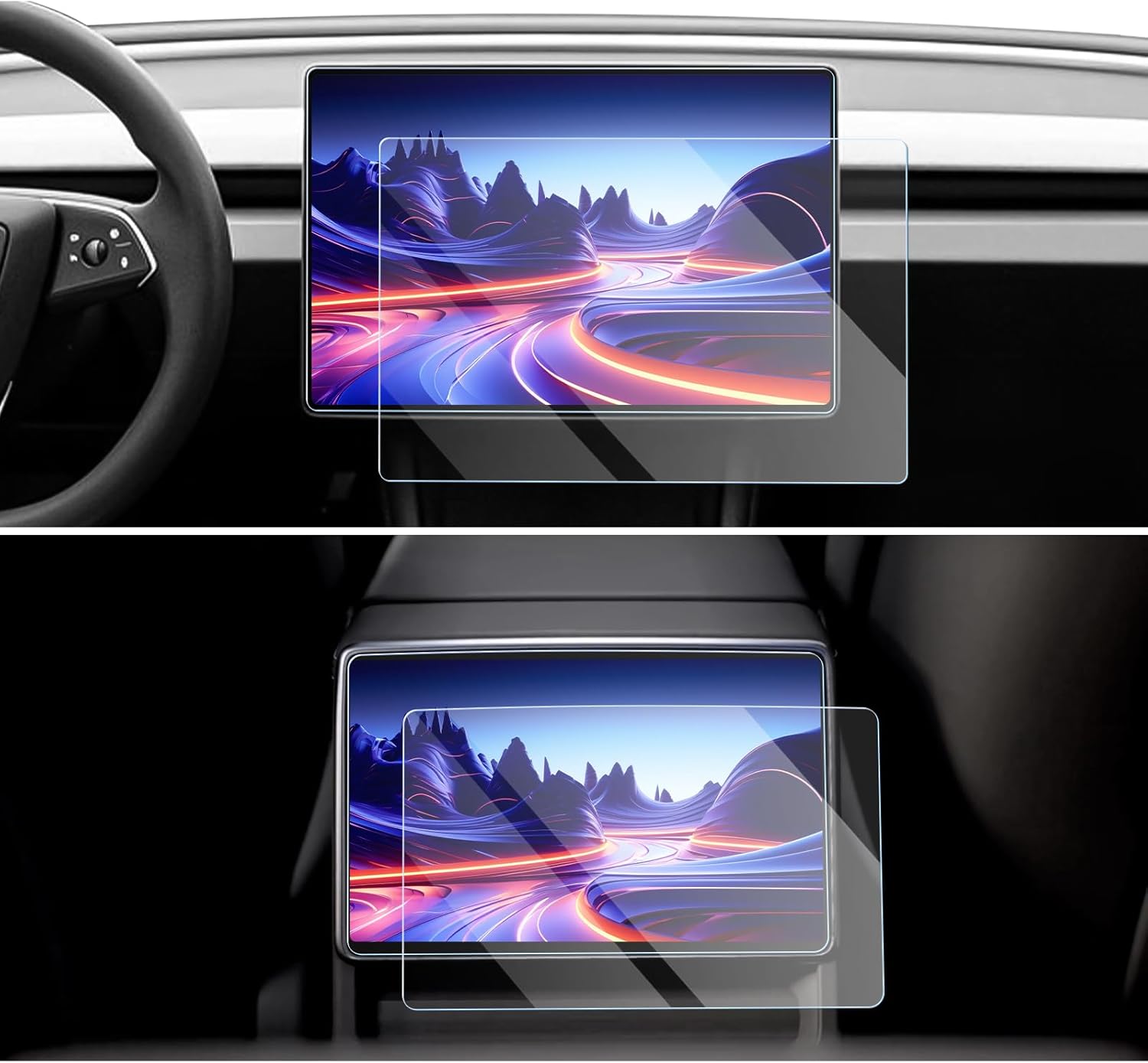 Anti Reflection Screen Protector for 2024 Tesla Model 3 Highland