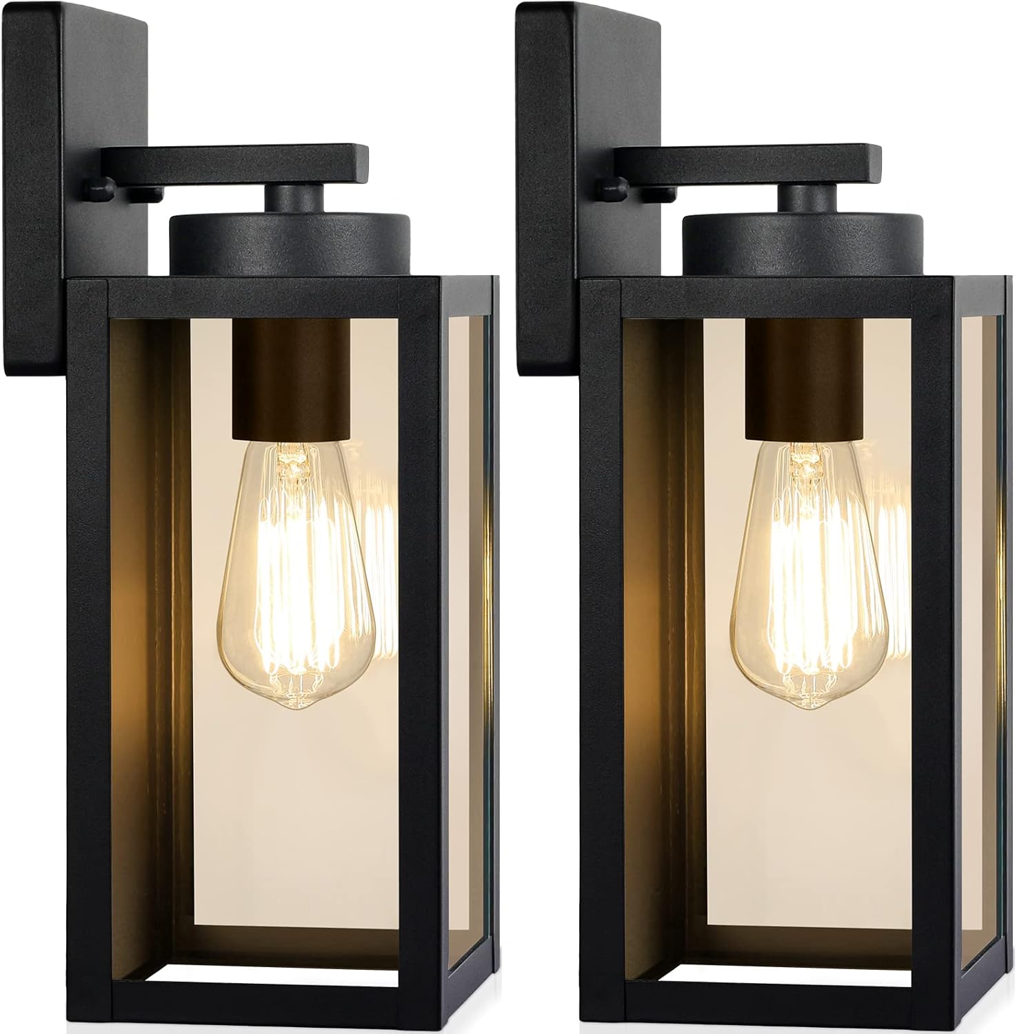 Outdoor Wall Light Fixtures for Modern Matte Black Style