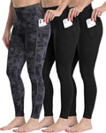Women's Fleece Lined Leggings with Pockets for Cozy Winter Wear