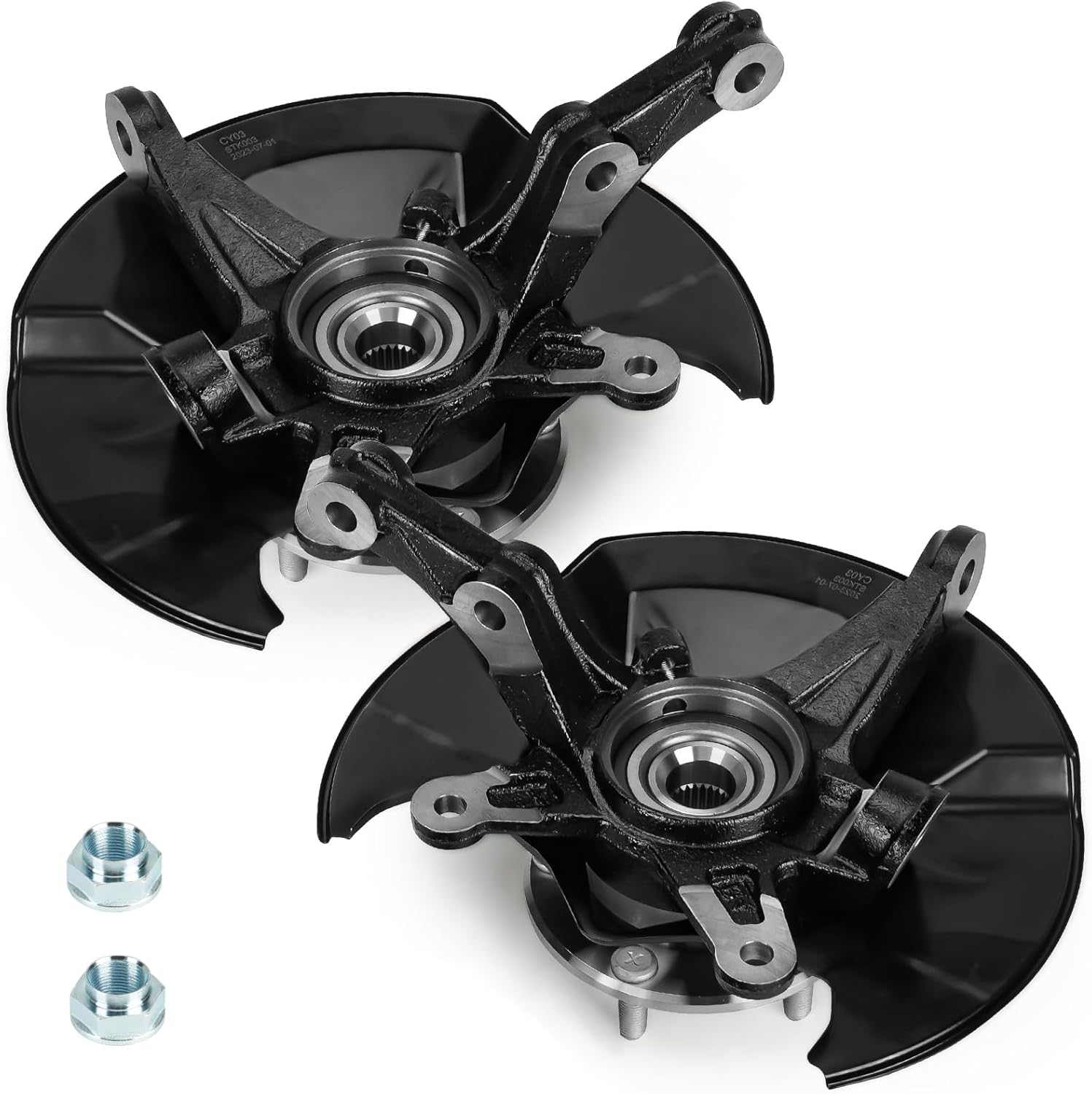 Front Steering Knuckle & Wheel Bearing Hub Assembly for Honda Civic