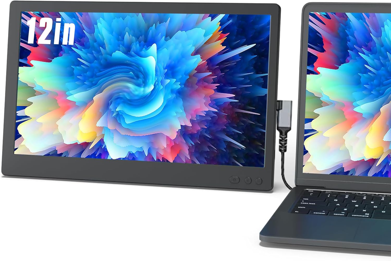 Maxfree 12'' FHD Portable Monitor: Ultimate Laptop Extender