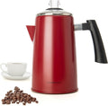 Stovetop Coffee Percolator 52 oz - Classic 12-Cup Camping Pot