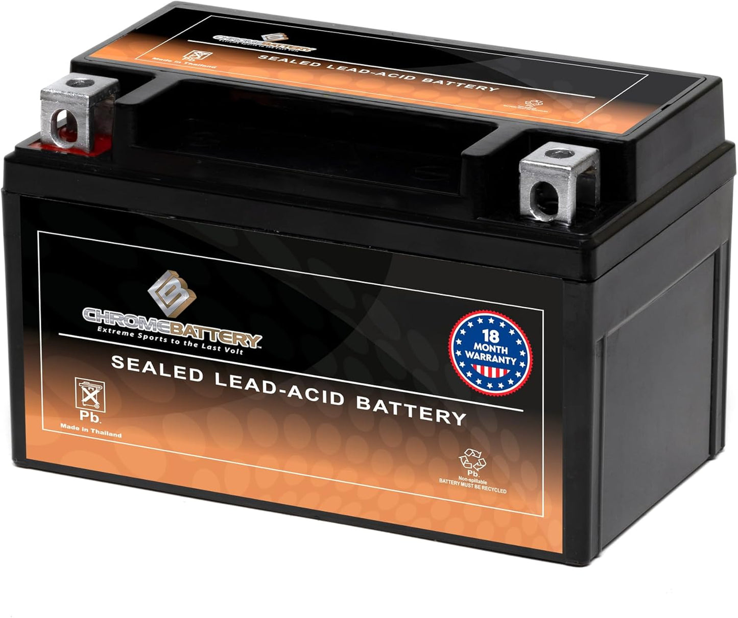 YTZ10S 12V 190 CCA AGM Battery for Sportbike, ATV, Scooter