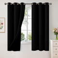 YoungsTex 100% Blackout Curtains for Full Room Darkening