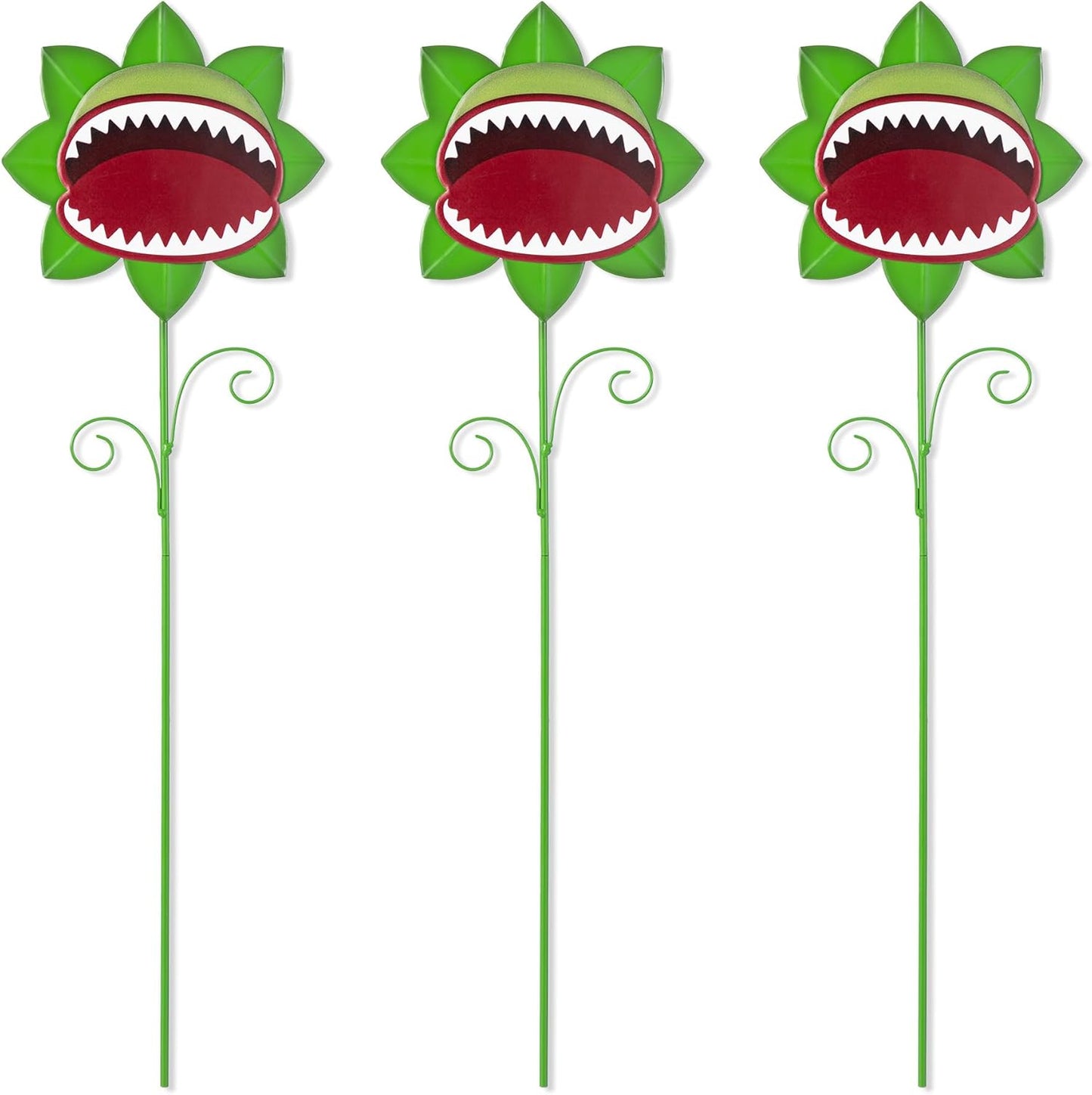 Metal Chomper Halloween Yard Stakes for Spooky Outdoor Decor