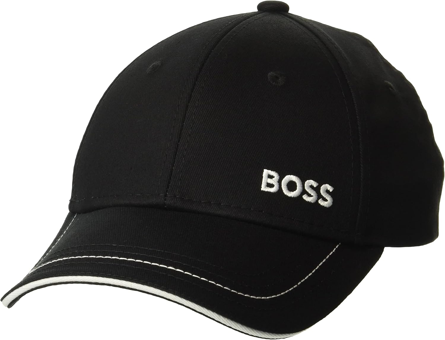 BOSS Mens Bold Logo Twill Cap for Stylish Everyday Wear