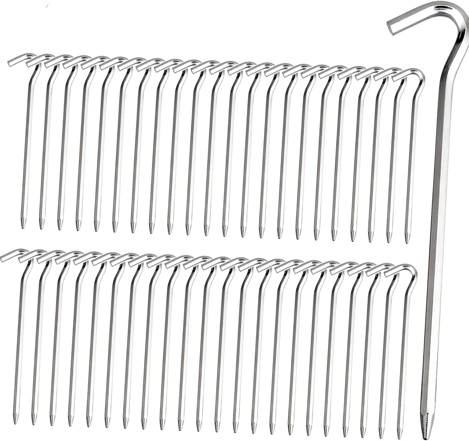 Ultra-Light Aluminum Tent Pegs - Secure Your Tent!