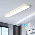 Dimmable LED Ceiling Light 39.4 in Linear Flush Mount - Remote