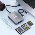 5 in 1 CFexpress Type B XQD SD Card Reader - 10Gbps USB-C/A