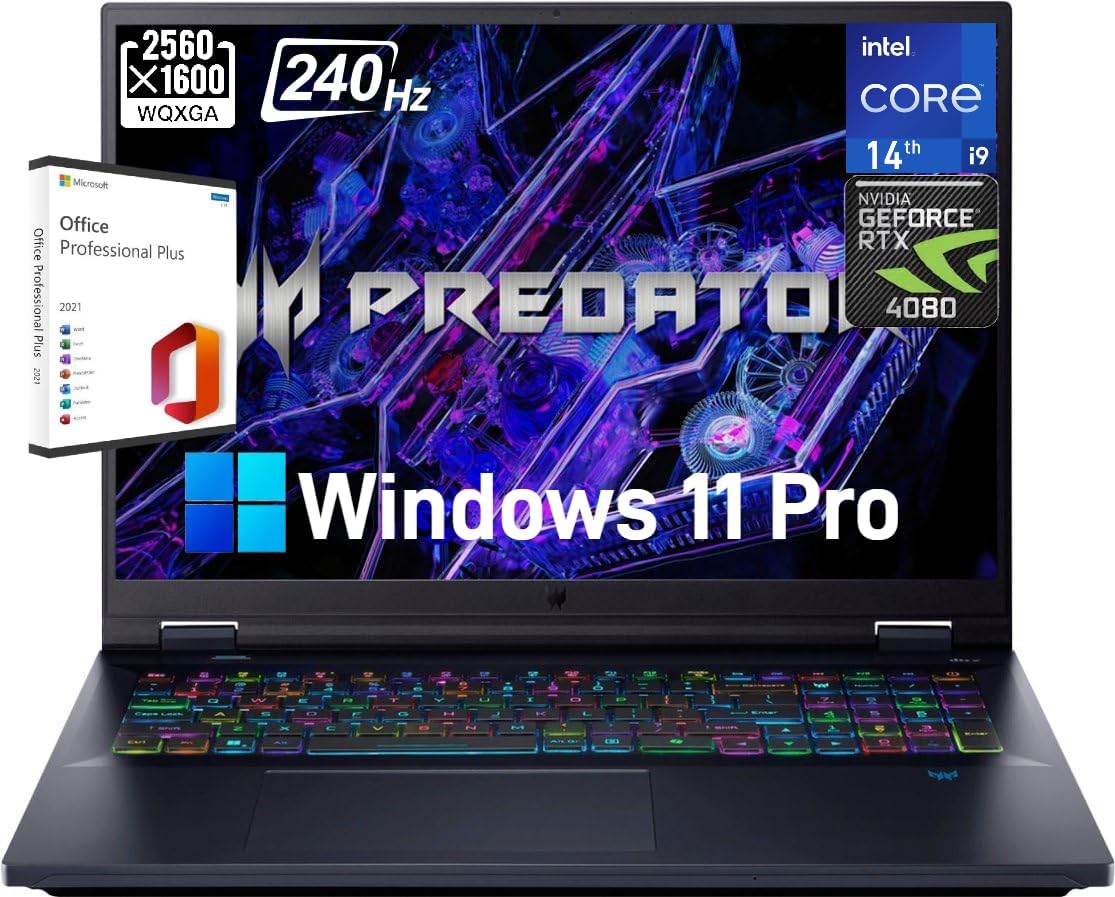 Acer Predator Helios 18 Gaming Laptop - Ultimate Power & Performance!