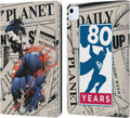 Superman DC Comics Newspaper Leather Wallet Case for iPad Air 11 - 360