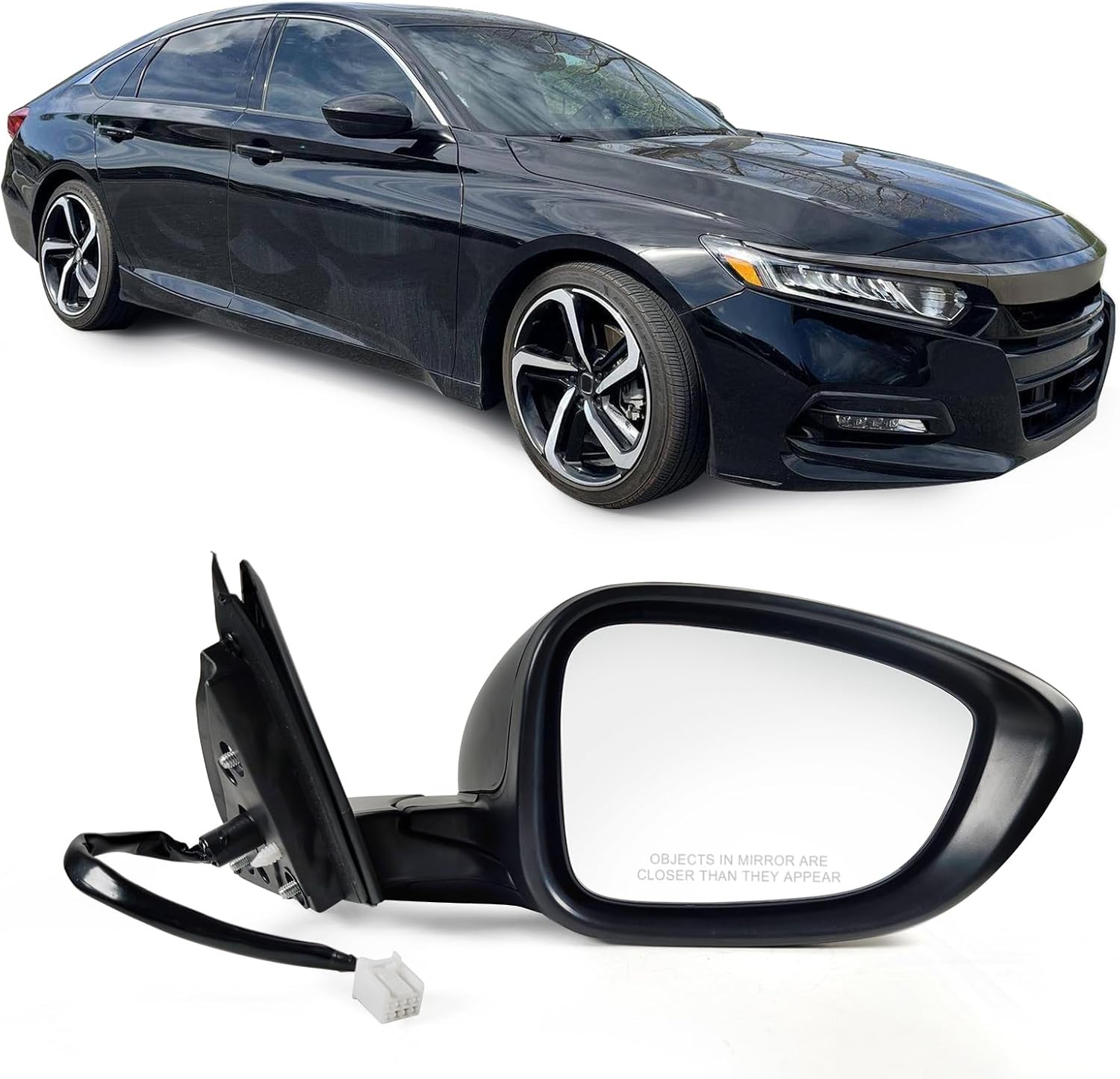 Right Passenger Side Door Mirror for Honda Accord 2018-2022
