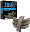 TRQ Rear Parking Brake Shoe Set Compatible with 2012-2018 Ford F-150