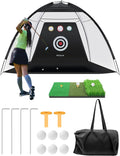 GoDyna 10x7ft Golf Net Set - Perfect your Swings!