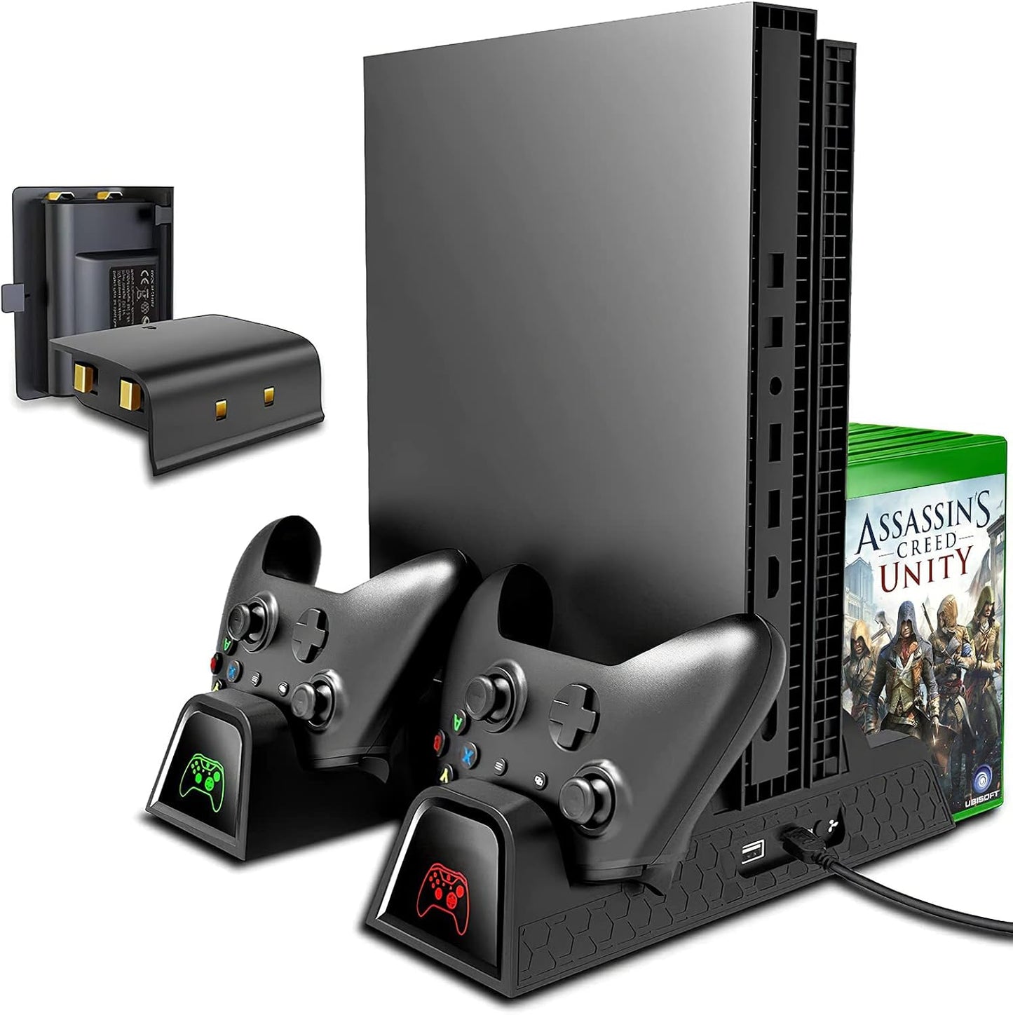 Cooling Stand for Xbox One/One S/One X with Dual Charging