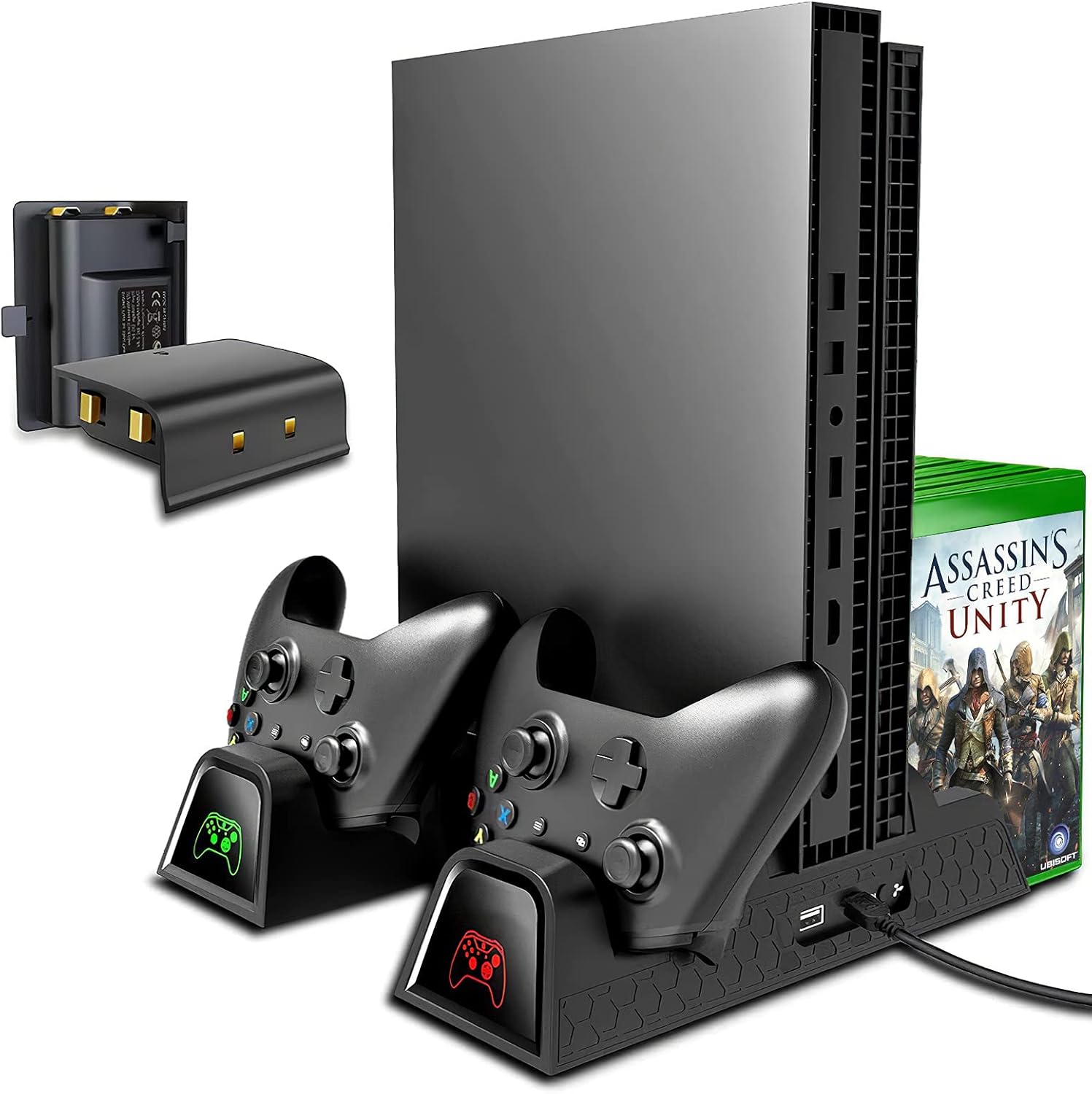 Cooling Stand for Xbox One/One S/One X with Dual Charging