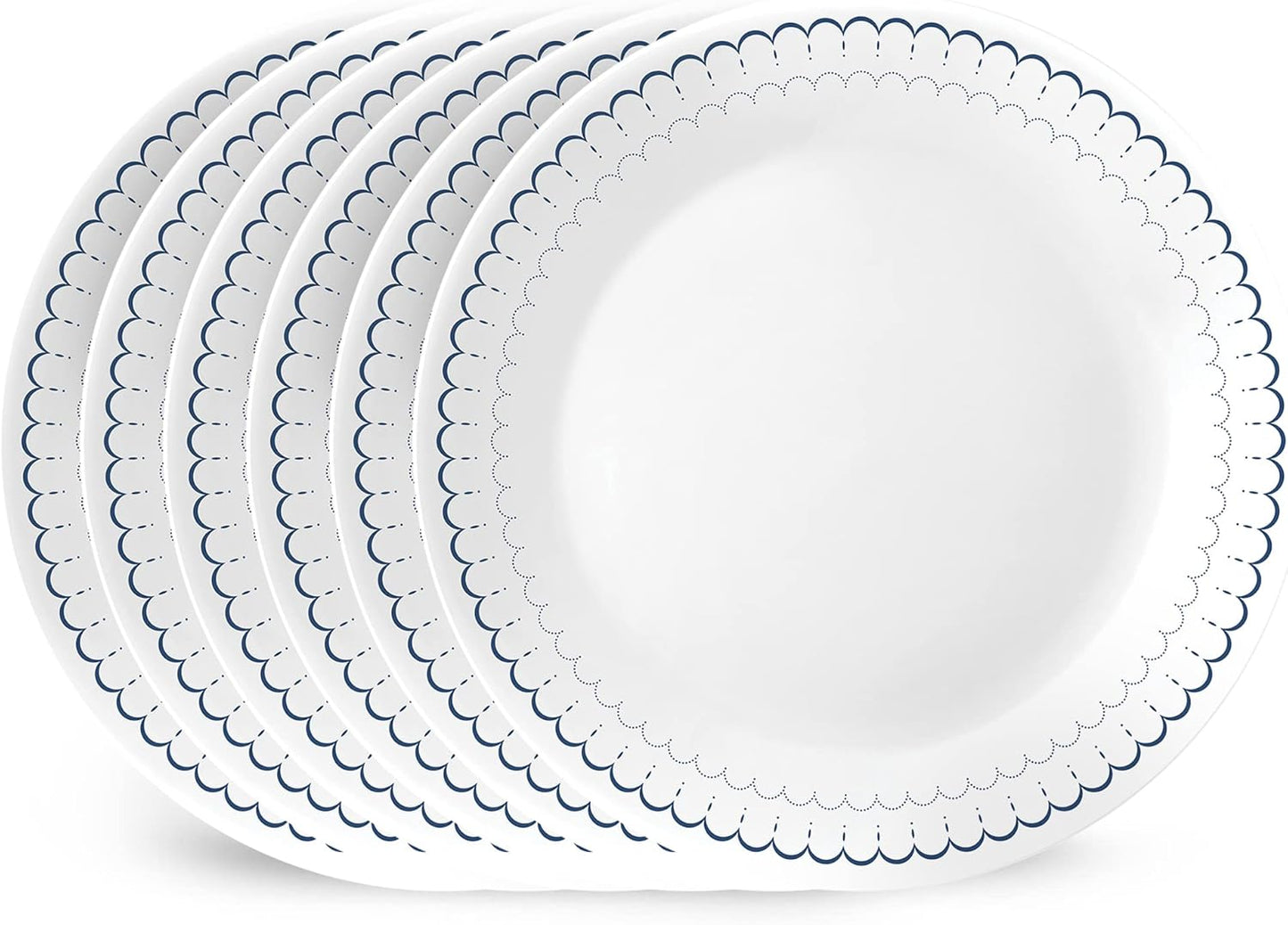 Corelle Vitrelle 10.25-Inch Dinner Plates Set for Every Meal