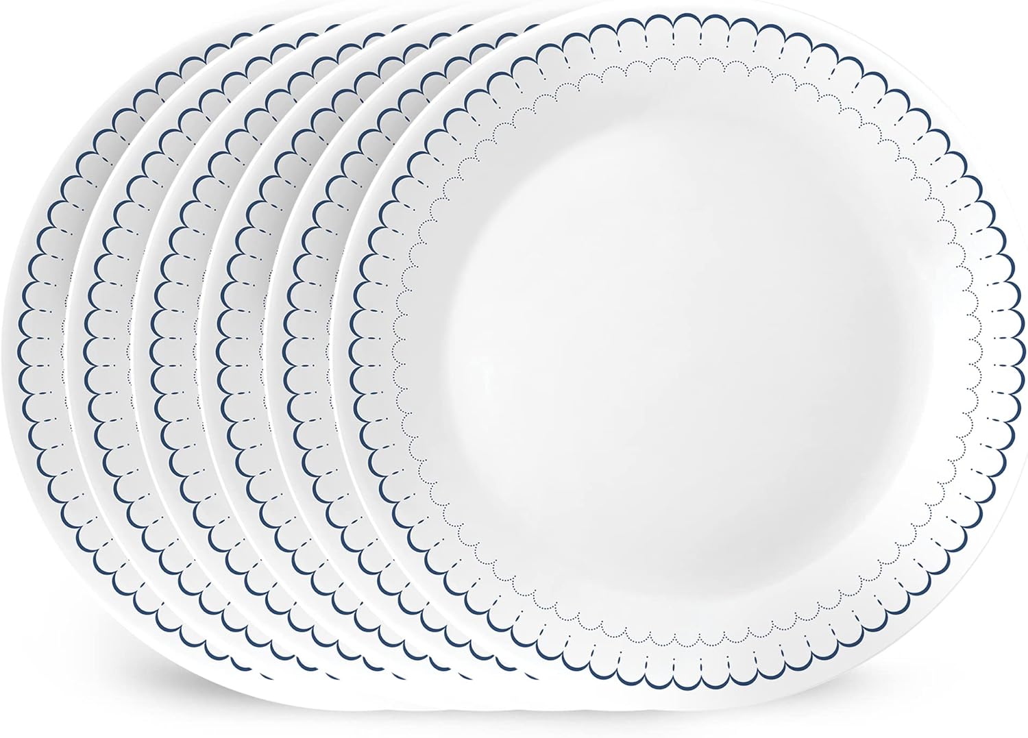Corelle Vitrelle 10.25-Inch Dinner Plates Set for Every Meal