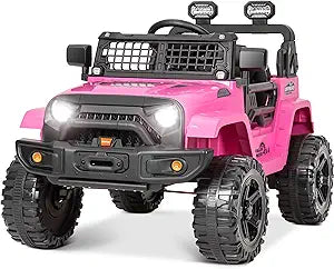 12V Kids Electric Ride On Car Jeep with Remote Control Features
