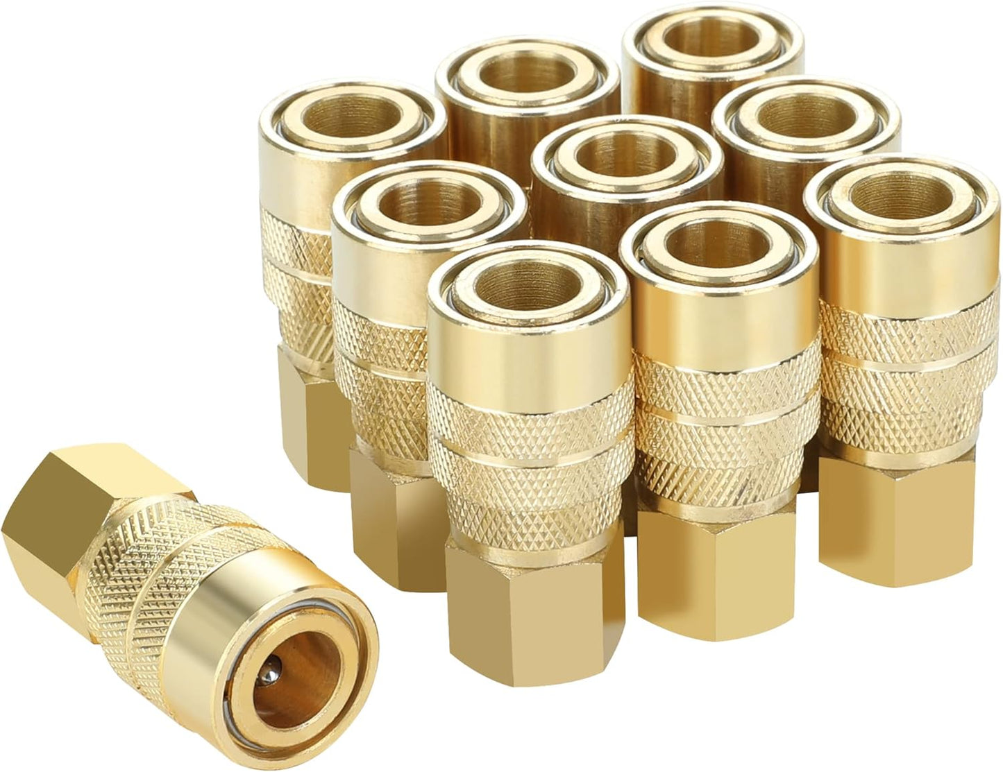 JOROY Brass Air Hose Fittings Set - Easy Connect & Secure Seal