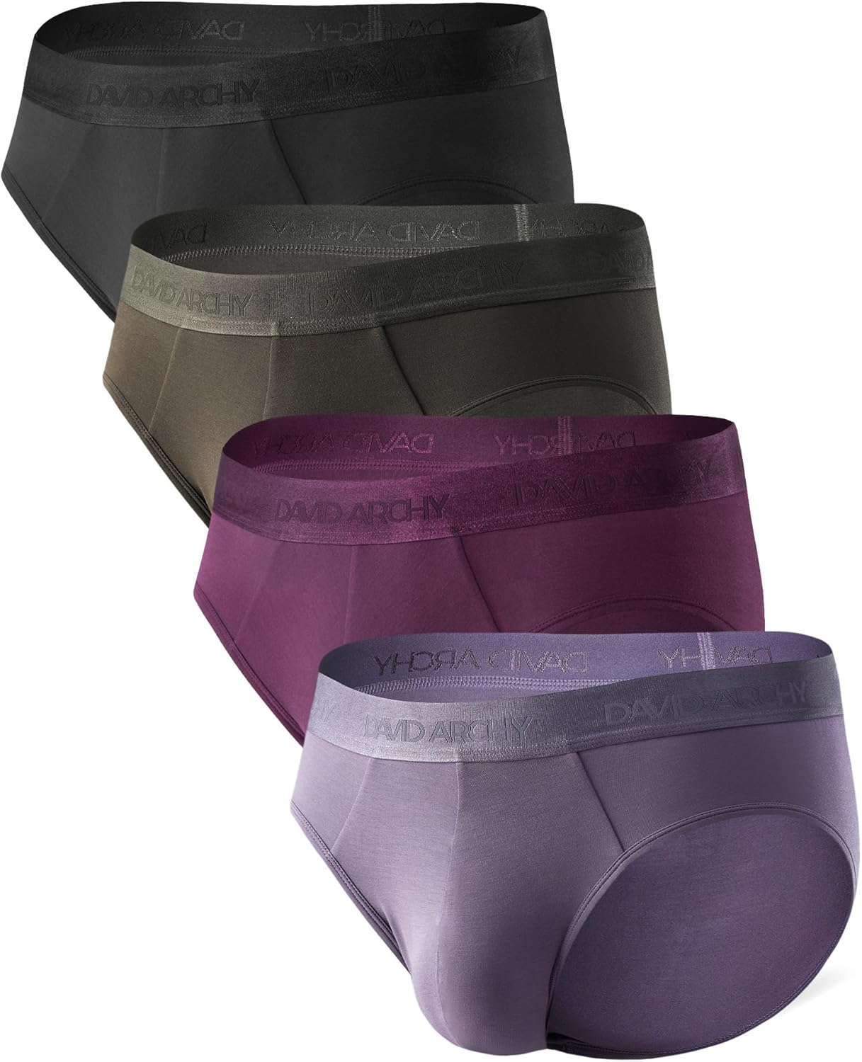 Comfortable Modal Men's Briefs with 3D Pouch Design for Support