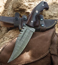 Poshland TR-42 Custom Handmade Damascus Steel Tactical Knife Review