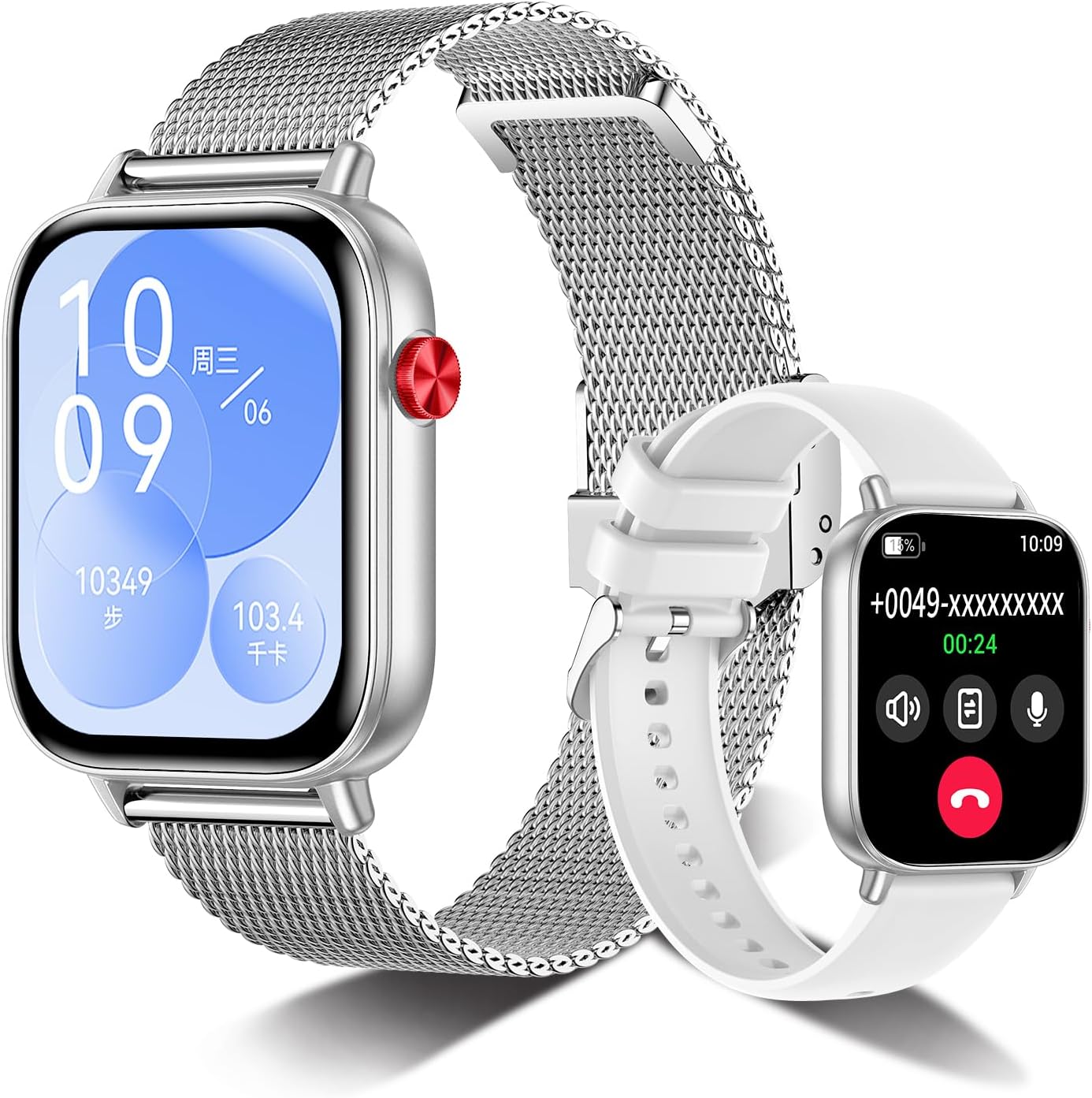 Smart Watch for Women Men with Bluetooth Calling and Fitness Tracker
